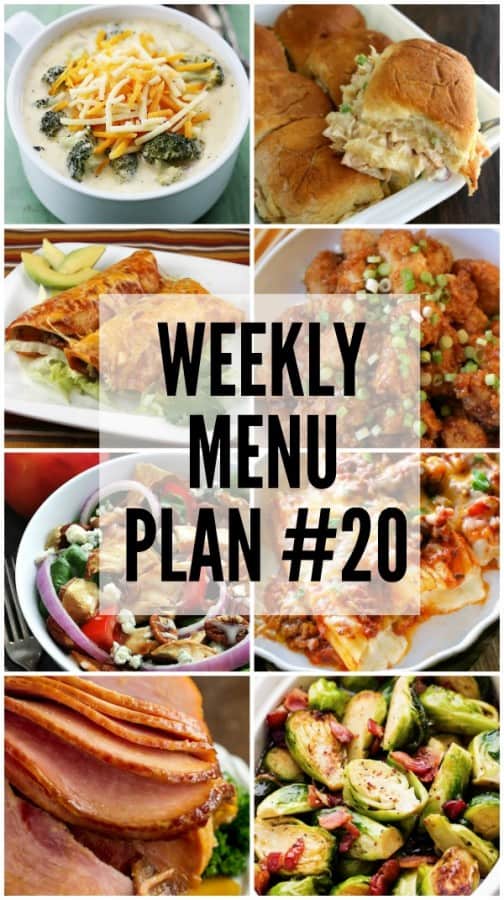 Weekly Menu Plan #20 ⋆ Real Housemoms