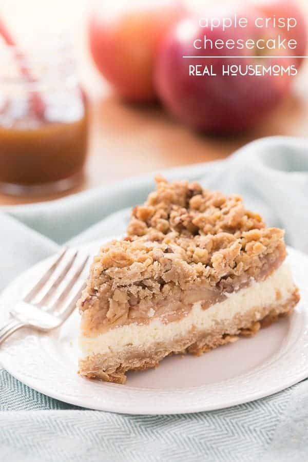 We all know an apple a day keeps the doctor away but what does more than one bring? This delicious APPLE CRISP CHEESECAKE!