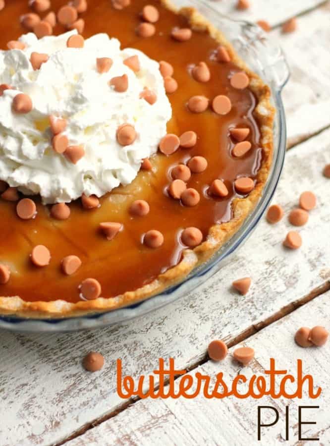 Butterscotch Pie - Family Favorite Recipes