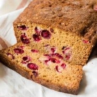 Cranberry Orange Bread is a my new favorite fall breakfast! It's so easy and tastes amazing!