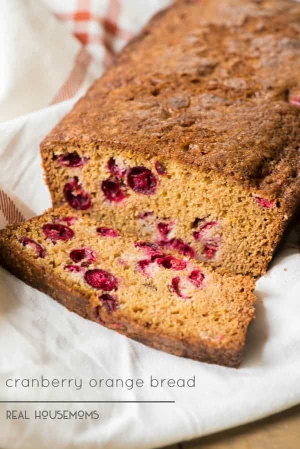 Cranberry Orange Bread is a my new favorite fall breakfast! It's so easy and tastes amazing!