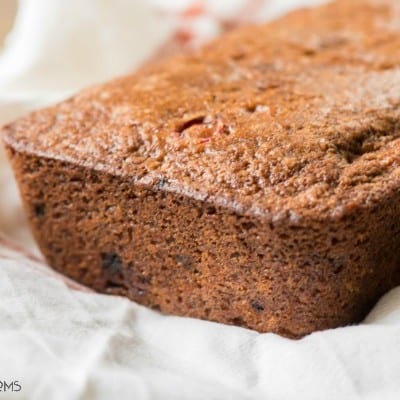 Cranberry Orange Bread is a my new favorite fall breakfast! It's so easy and tastes amazing!