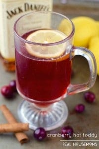 I just found your new favorite winter drink! It's this CRANBERRY HOT TODDY and it's fast, easy, and SO good!