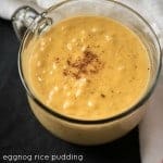 Eggnog Rice Pudding is the ultimate comfort Christmas dessert and so easy to make!!!