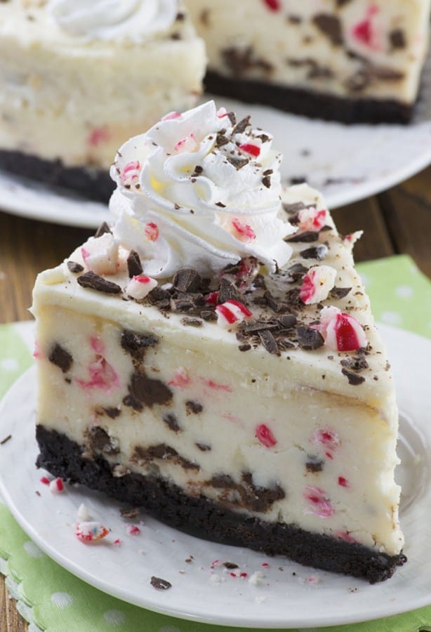 Peppermint Bark Cheesecake - Lil' Luna