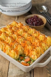 With THANKSGIVING LEFTOVERS TURKEY SHEPHERD'S PIE, you get the perfect bite in every bite because all the flavors are in one delicious layer!