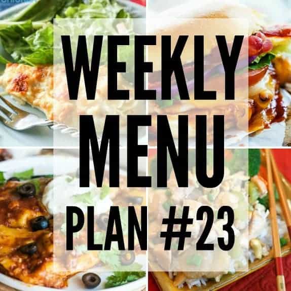 Weekly Menu Plan #23 ⋆ Real Housemoms