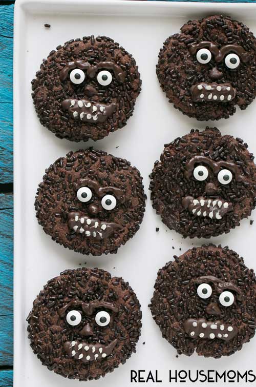 These chocolate wookie cookies are a fun and delicious treat for the Star Wars lovers in your life!