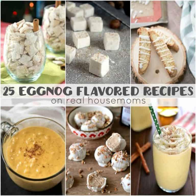 One of my favorite holiday drinks is eggnog & with Christmas just around the corner it's high time I got an eggnog fix from these 25 EGGNOG FLAVORED RECIPES!