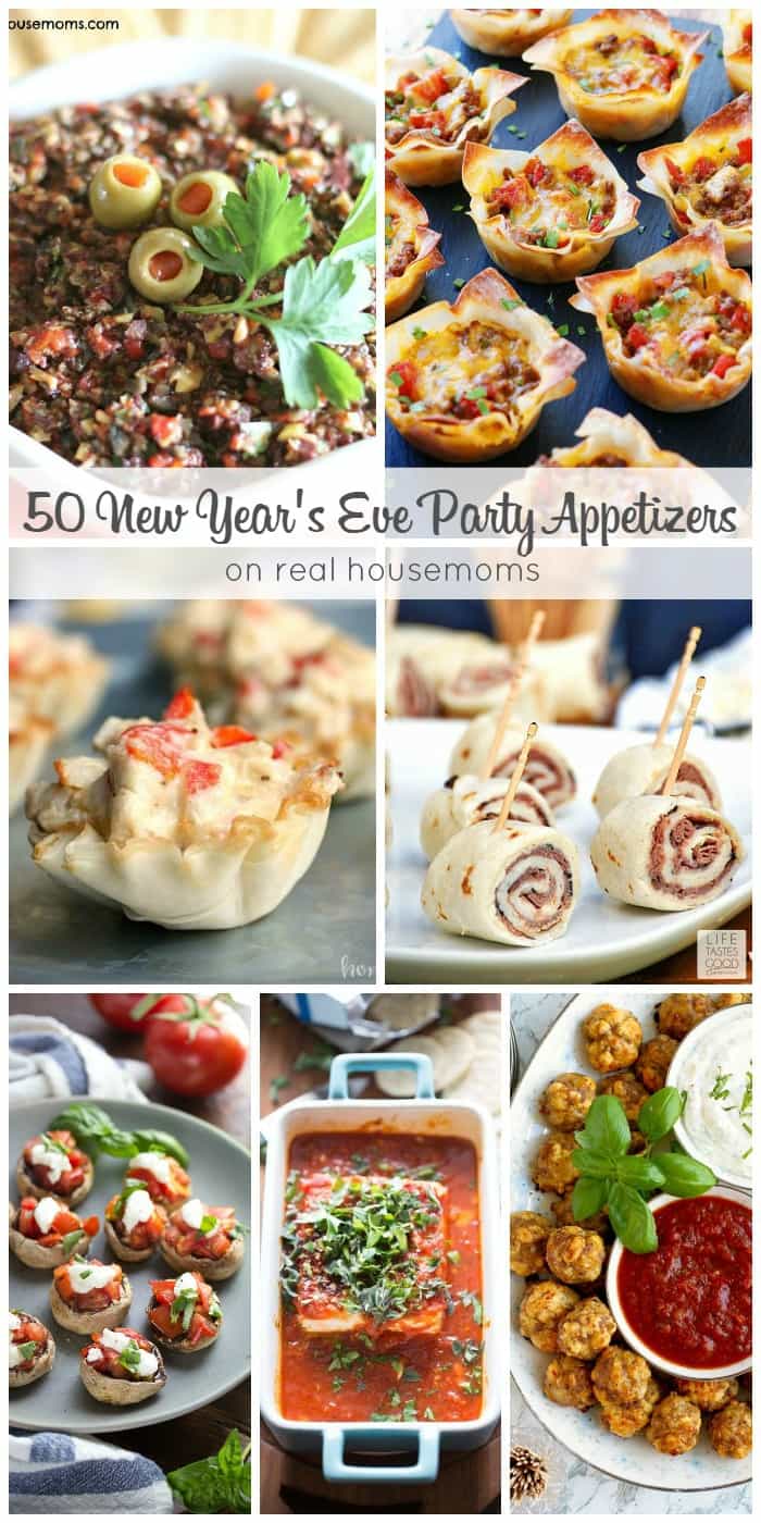 Get your soirée started with our 50 NEW YEAR'S EVE PARTY APPETIZERS! We have everything from vegetarian bites to dips and snacks to keep your party crowd happy and well fed!