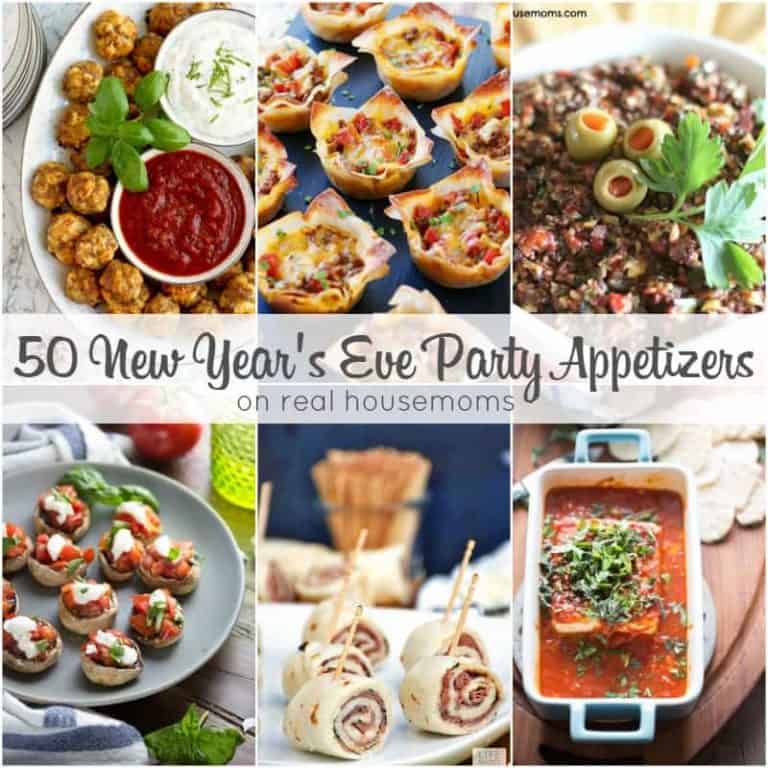 Get your soirée started with our 50 NEW YEAR'S EVE PARTY APPETIZERS! We have everything from vegetarian bites to dips and snacks to keep your party crowd happy and well fed!