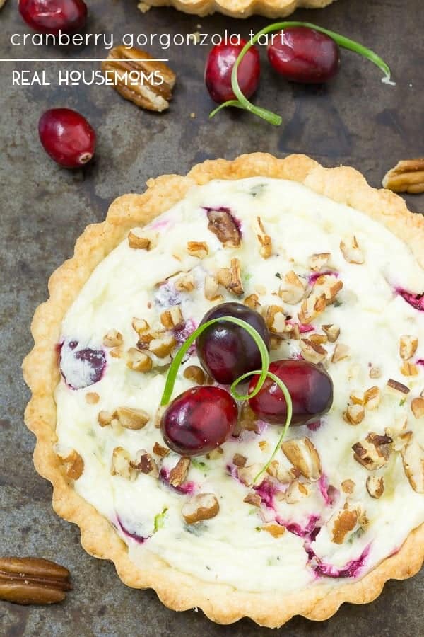 This CRANBERRY GORGONZOLA TART will impress your guests and have them asking for seconds!