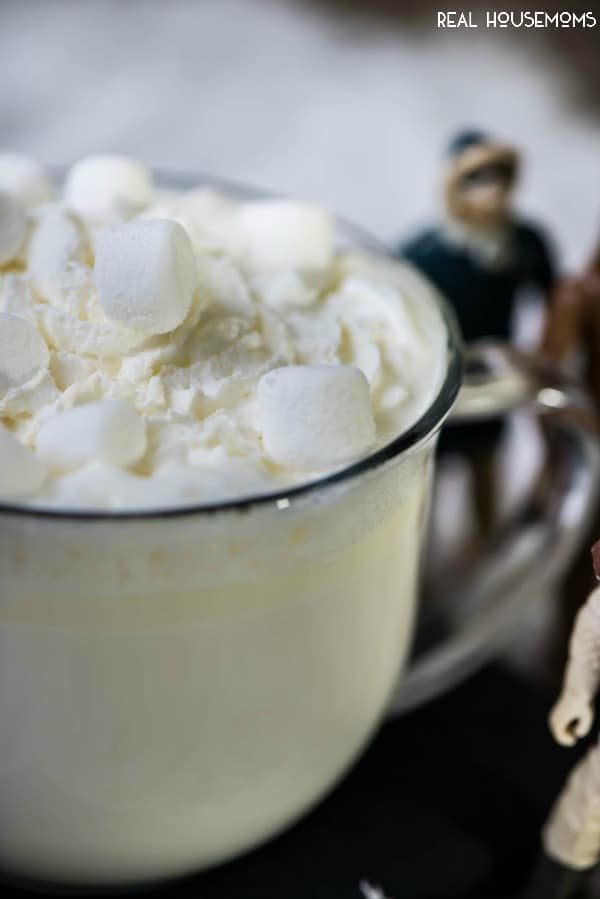 HOTH CHOCOLATE is a delicious white hot chocolate to help warm you up after patrolling Hoth, or you know, hanging Christmas lights!