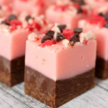 Perfect for your Christmas cookie and candy trays, this delicious PEPPERMINT CRUNCH FUDGE is a must-have this holiday season!