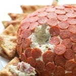 Our PEPPERONI PIZZA CHEESE BALL is delicious appetizer for any party that takes hardly any prep & has big flavors!