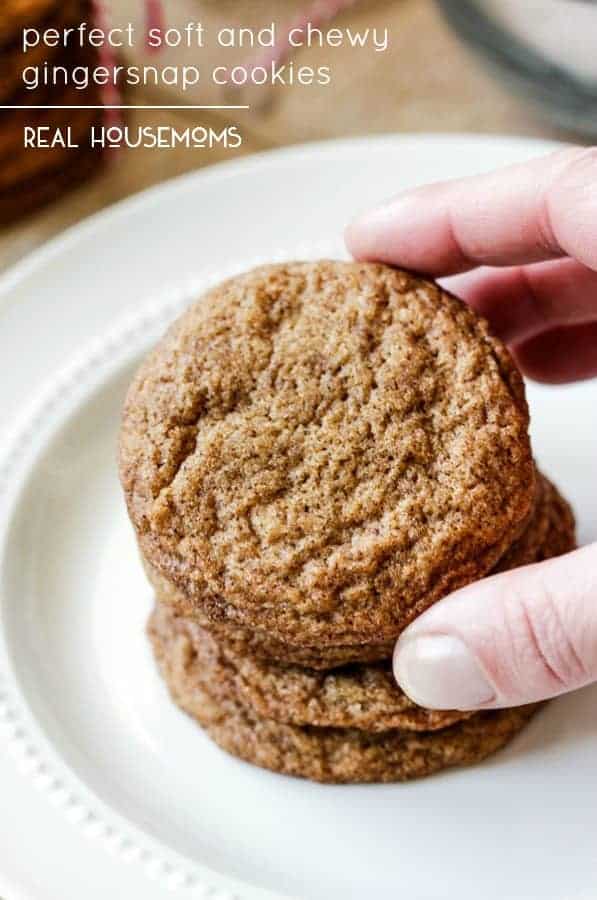 These mega SOFT AND CHEWEY GINGERSNAP COOKIES infused with deep, rich molasses, ginger, cinnamon and cloves is the only gingersnap recipe you will ever need!