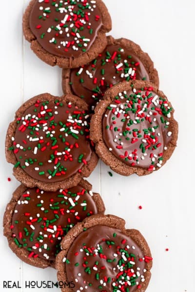 Chocolate Frosted Christmas Cookies ⋆ Real Housemoms