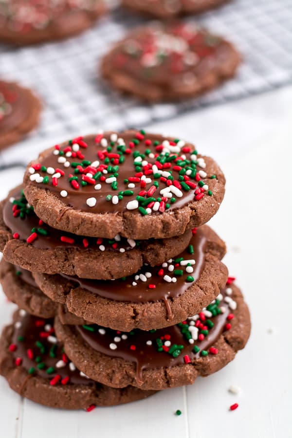Chocolate Frosted Christmas Cookies ⋆ Real Housemoms