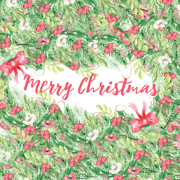 This HOLIDAY WATERCOLOR DEVICE WALLPAPER is perfect for your iPhone, iPad, or desktop. Why do the holiday decorations have to stop with your home? Have some fun with digital decor, too!