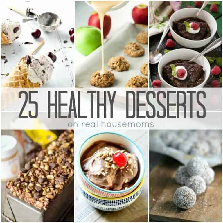 Keep your New Year's resolution with these 25 HEALTHY DESSERTS! They taste so sinful, you'd never know they're good for you!