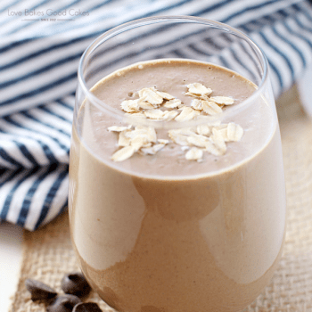 Chocolate Peanut Butter Oatmeal Smoothie