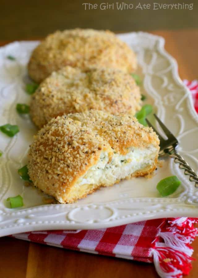 Pesto Chicken Pillows - The Girl Who Ate Everything