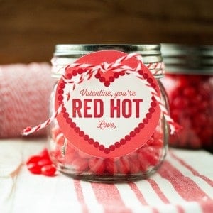 If you're a fan of homemade Valentines, look no further than these easy and adorable RED HOTS VALENTINES!
