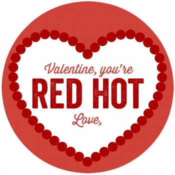 If you're a fan of homemade Valentines, look no further than these easy and adorable RED HOTS VALENTINES!