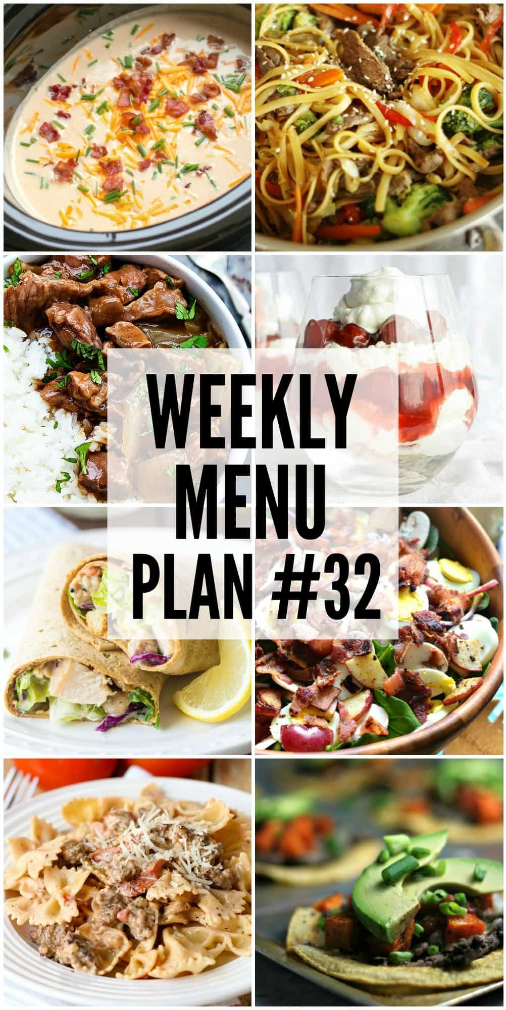 Weekly Menu Plan #32 ⋆ Real Housemoms