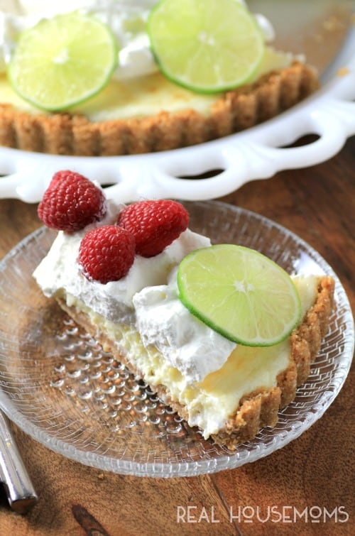 Our KEY LIME TART will awaken your senses again and make you look forward to spring!