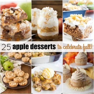 Indulge in the bounty of the season with these 25 APPLE DESSERTS TO CELEBRATE FALL! We've rounded up everything from cakes to pies to satisfy your sweet tooth!