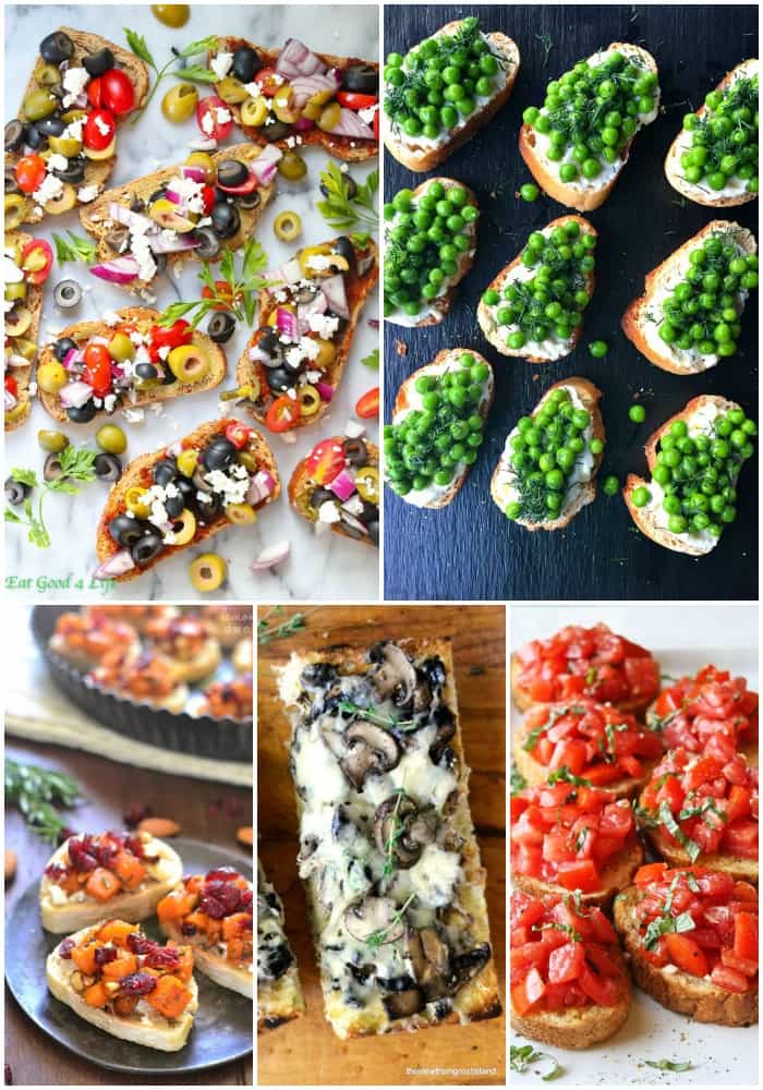 Is there anything better than toasted bread with sumptuous toppings? Not at my house! Satisfy your craving with these 25 Bruschetta Recipes to Make Tonight!
