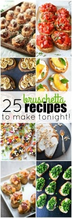 25 Bruschetta Recipes to Make Tonight! ⋆ Real Housemoms