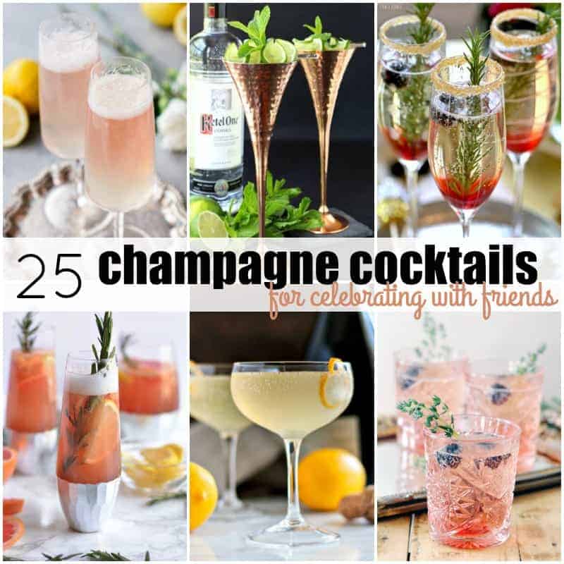 25 Champagne Cocktails For Celebrating With Friends ⋆ Real Housemoms