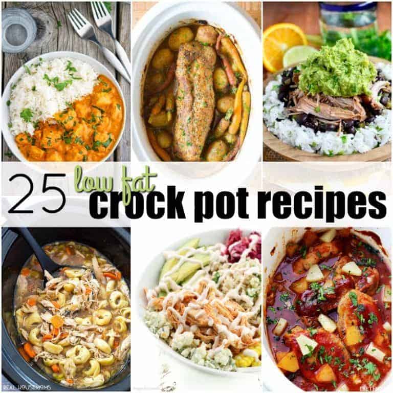 Getting dinner on the table doesn't have to be a hassle! These 25 Crock Pot Low Fat Recipes let your slow cooker do the work while helping your family eat better!