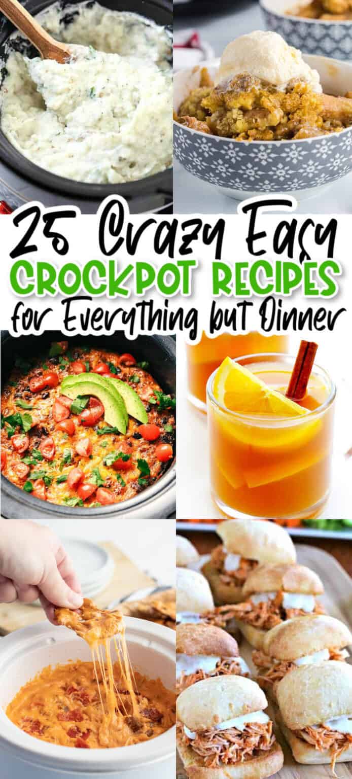 25 Easy Crockpot Recipes for Everything but Dinner ⋆ Real Housemoms