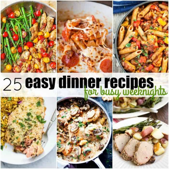 25 Easy 30-Minute or Less Dinners ⋆ Real Housemoms