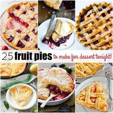 No matter which fruits are your favorite, you'll find a pie to please your palate in this list of 25 Fruit Pies to Make for Dessert Tonight!