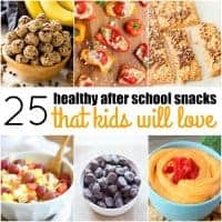 These 25 HEALTHY AFTER SCHOOL SNACKS THAT KIDS WILL LOVE are some of my favorite options to give my kids when school's out!