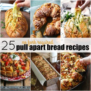 These 25 No Fork Required Pull Apart Bread Recipes will have you going back for more and more! We won't judge if you want to lick your fingers!