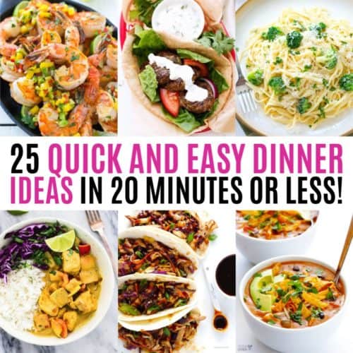 25 Easy Dinner Recipes for Busy Weeknights ⋆ Real Housemoms