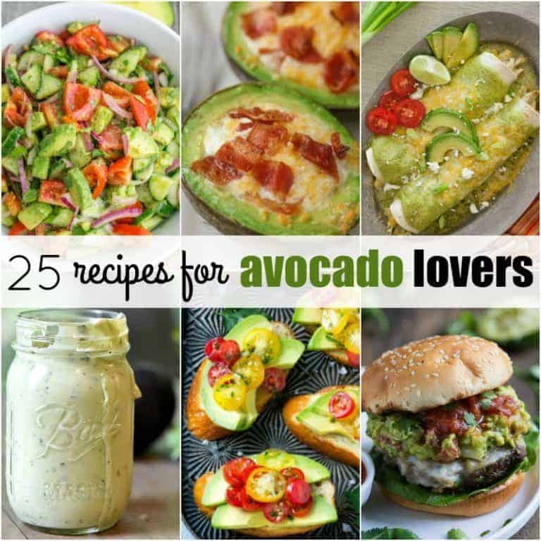 Grab your favorite green fruit and get ready to make these 25 Recipes for Avocado Lovers! We have recipes for every meal of the day so you can get your fix whenever you want!