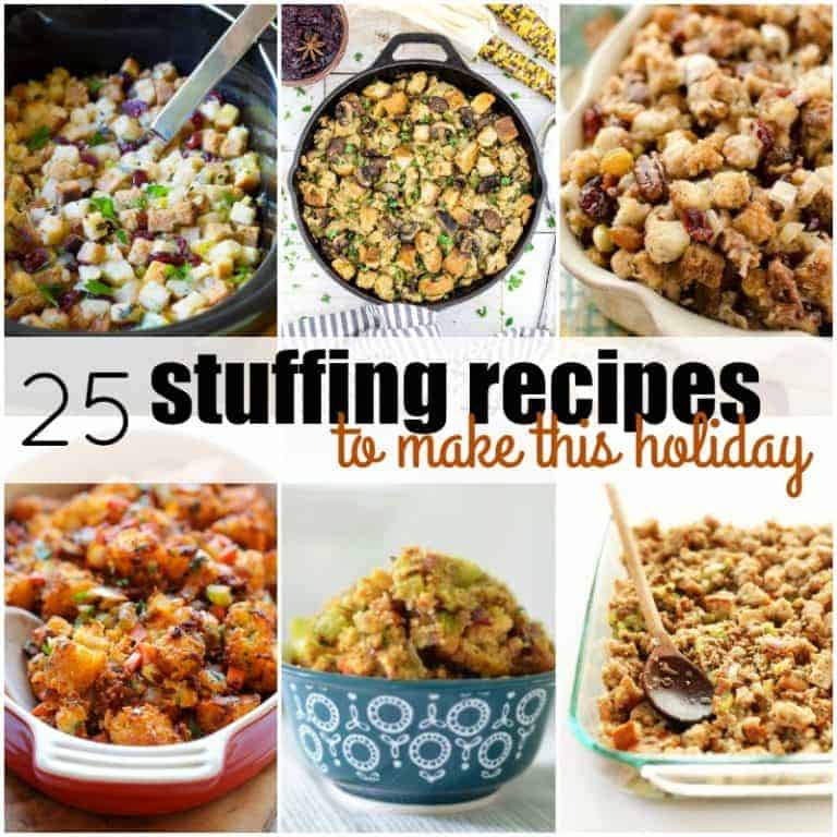 There are a few staples that are always on our Thanksgiving table - turkey, stuffing, and potatoes. These 25 Stuffing Recipes to Make This Holiday are the perfect accompaniment to a festive holiday meal!