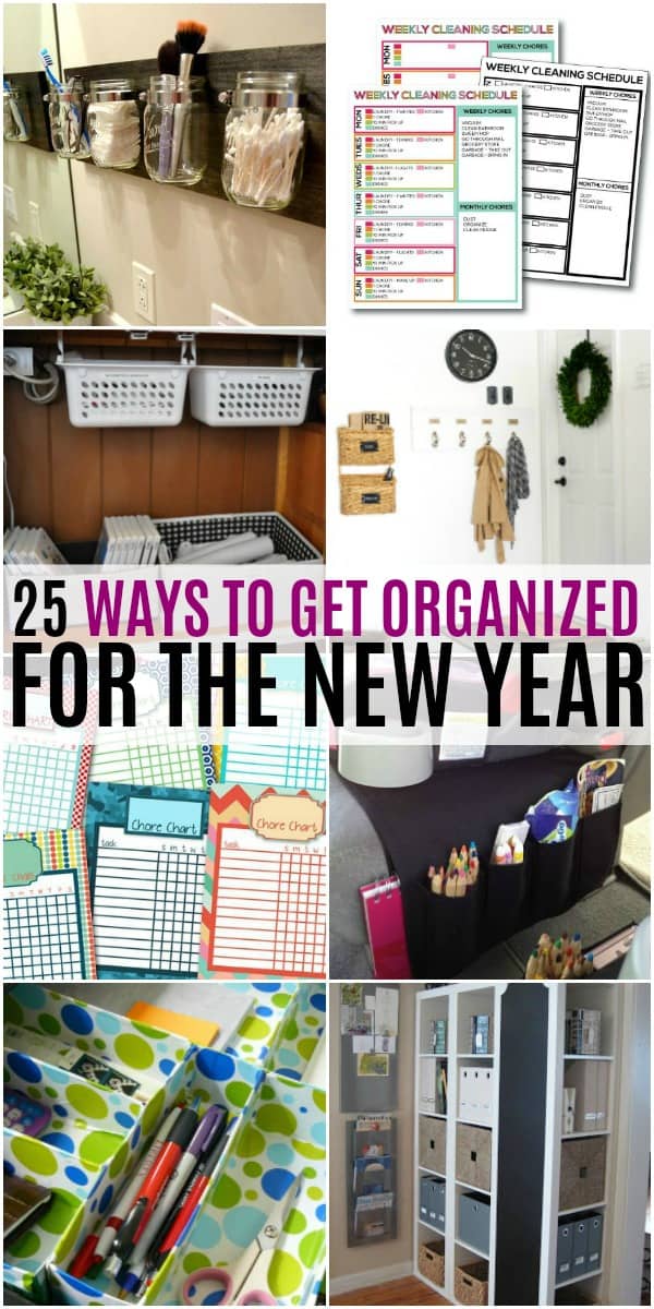 vertical collage or organization ideas for the home
