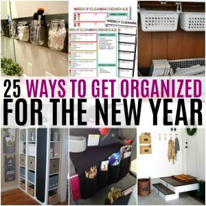 25 Ways to Get Organized for the New Year