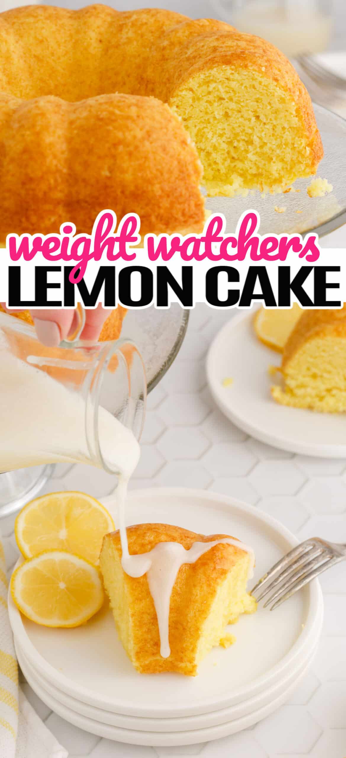 3-Ingredient Weight Watchers Lemon Cake ⋆ Real Housemoms