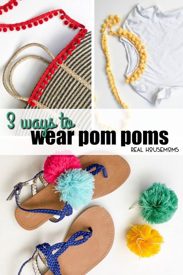 Revamp your favorite summer styles with these 3 Ways to Wear Pom Poms! These easy tutorials will breath new life into your wardrobe!