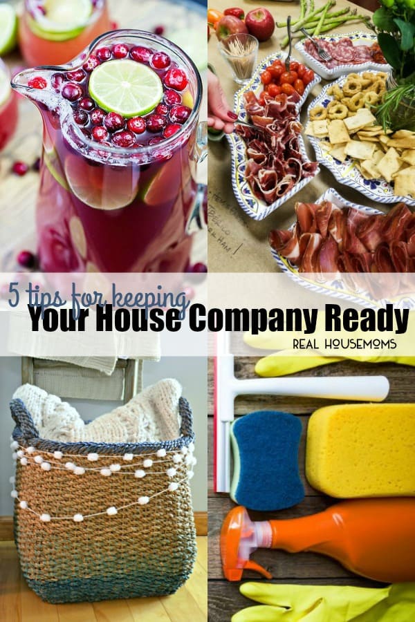 These 5 Tips for Keeping Your House Company Ready are a life saver during the holidays!