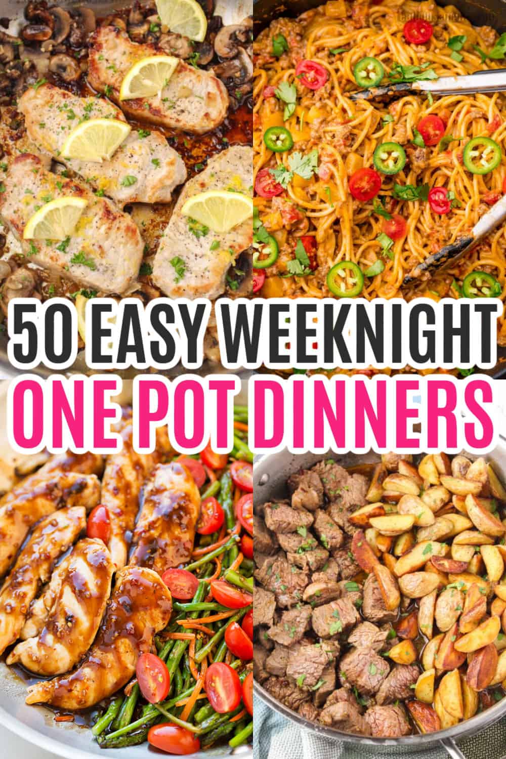 50 Easy One Pot Meals - Best One Skillet Dinner Recipes