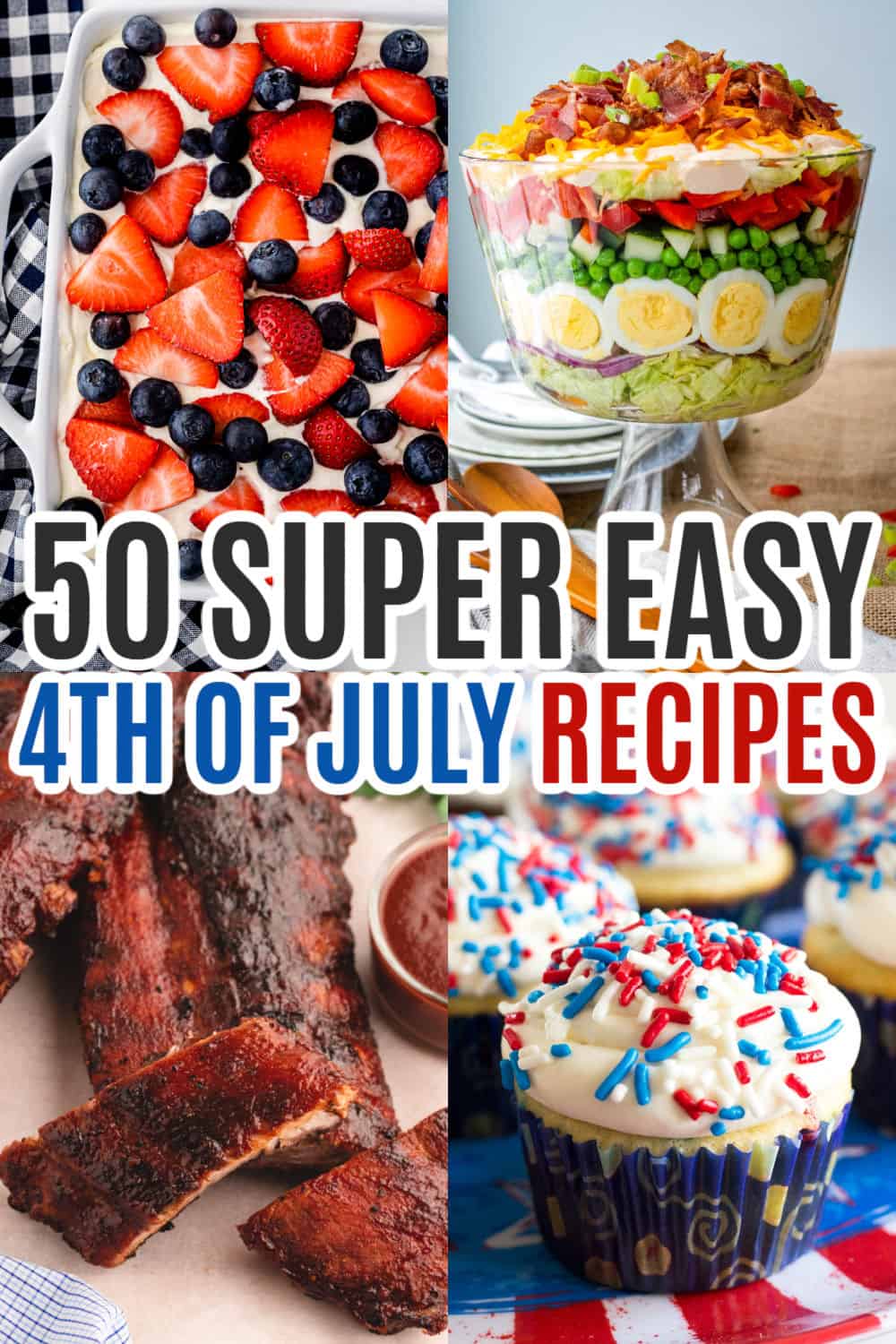 50 Fourth Of July Recipes COLLAGE PIN 2022 